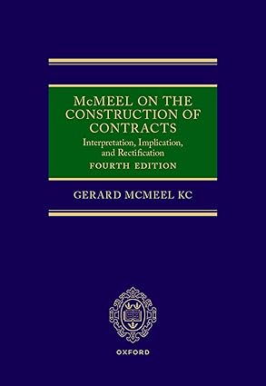 McMeel on the Construction of Contracts (4th Edition) - Orginal Pdf